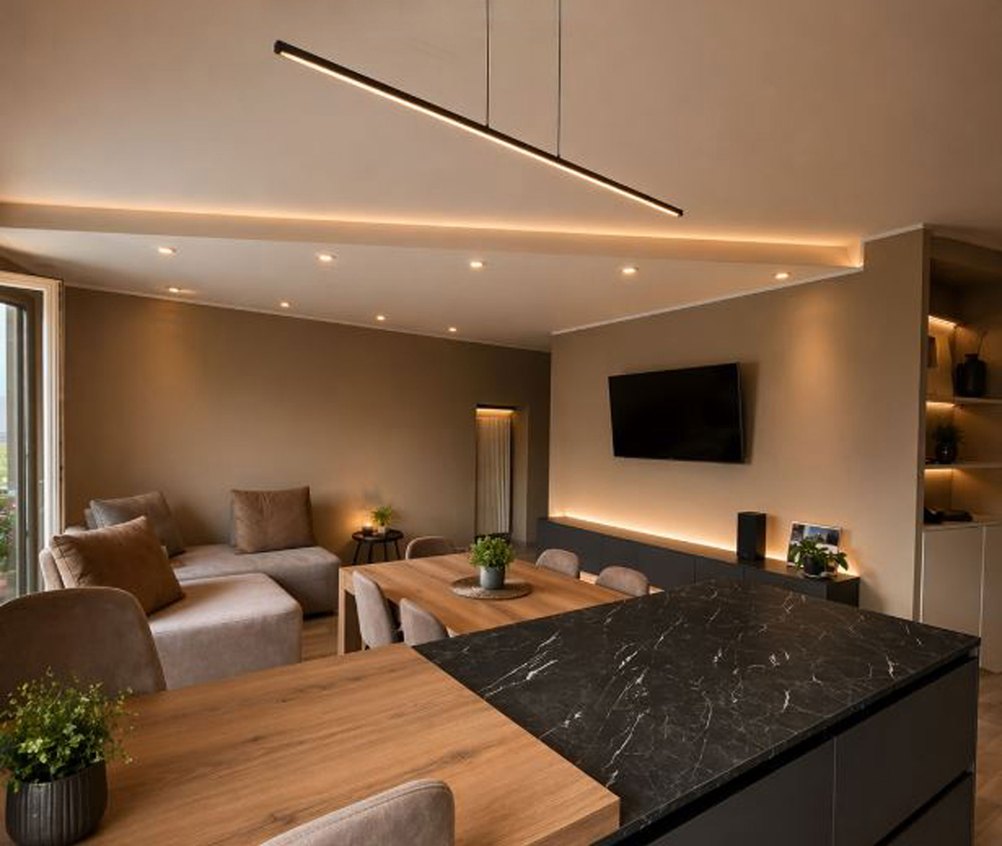 Living contemporaneo su misura